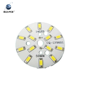 PCB y PCBA de aluminio de encargo de la placa de circuito 94vo para las luces de bulbo llevadas